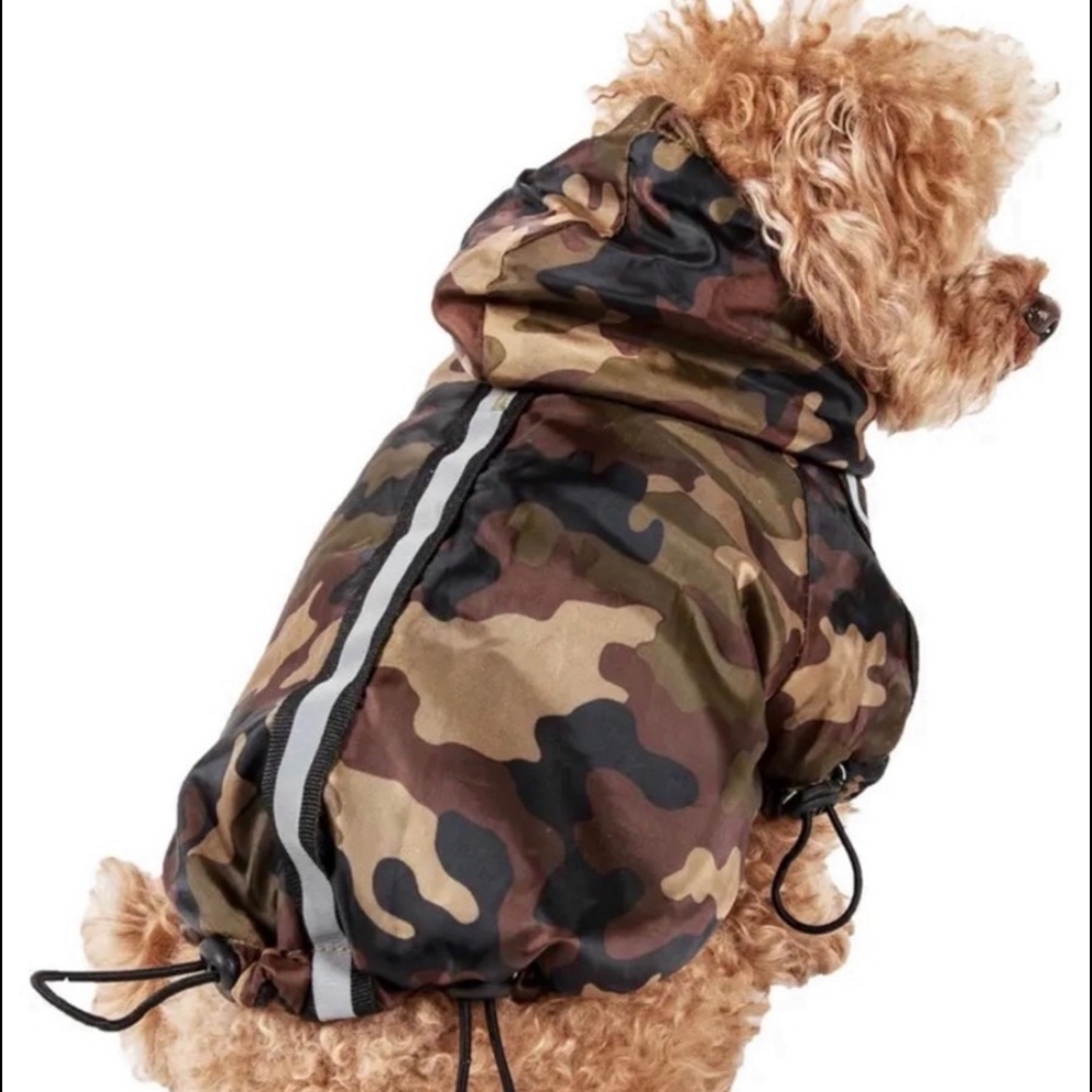 🐾 HOST PICK 🐾 Pet Life Reflecta Sport Rainbreaker Dog Raincoat Jacket NWT - Picture 12 of 14